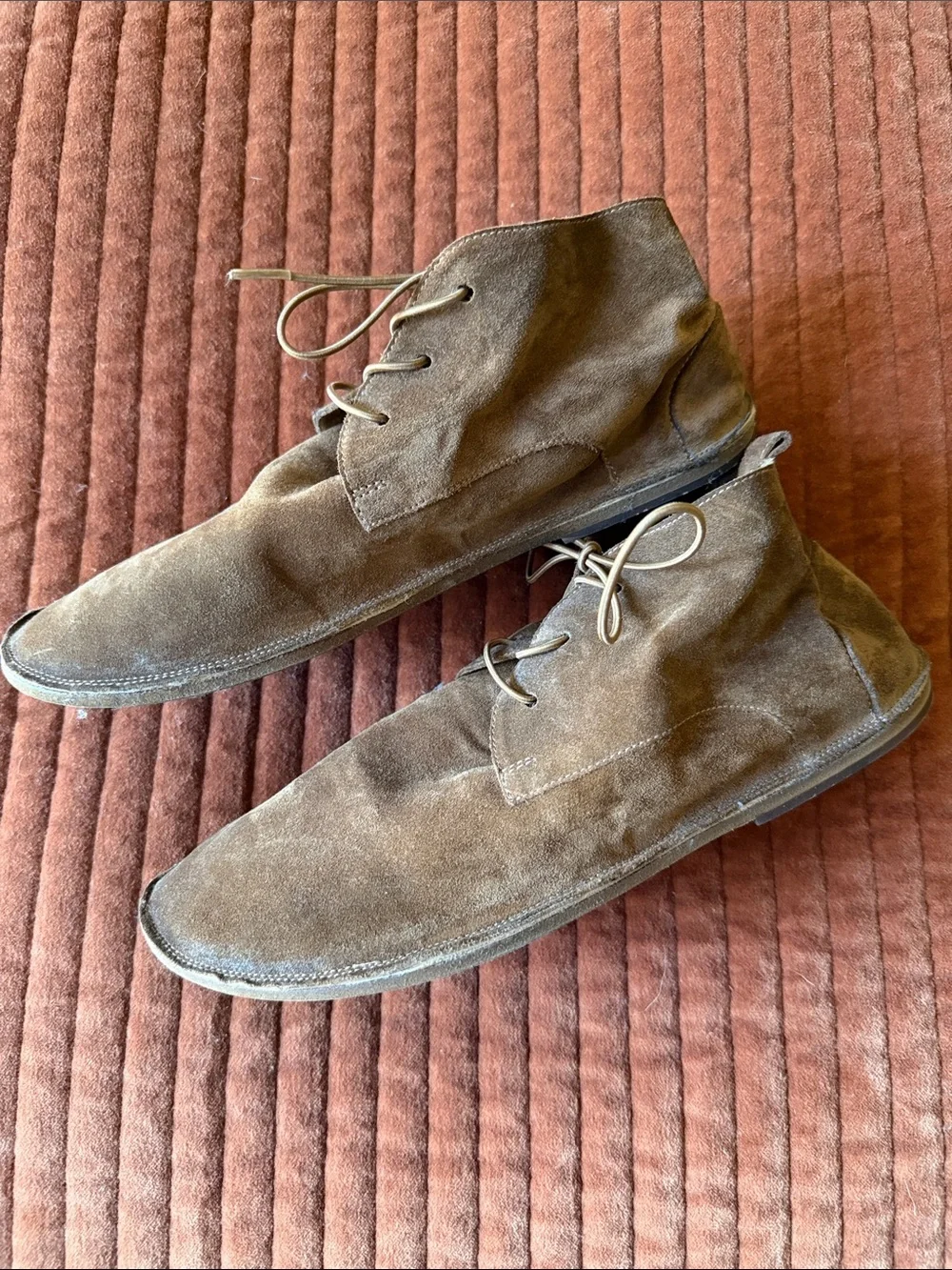 MARCÈLL Men's Strasacco Brown Suede Chukka Boots